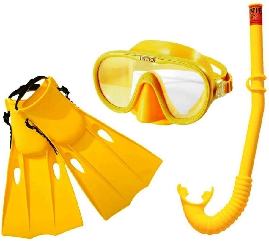 Набор маска/трубка/ласты Master Class Swim Set, Intex 55655