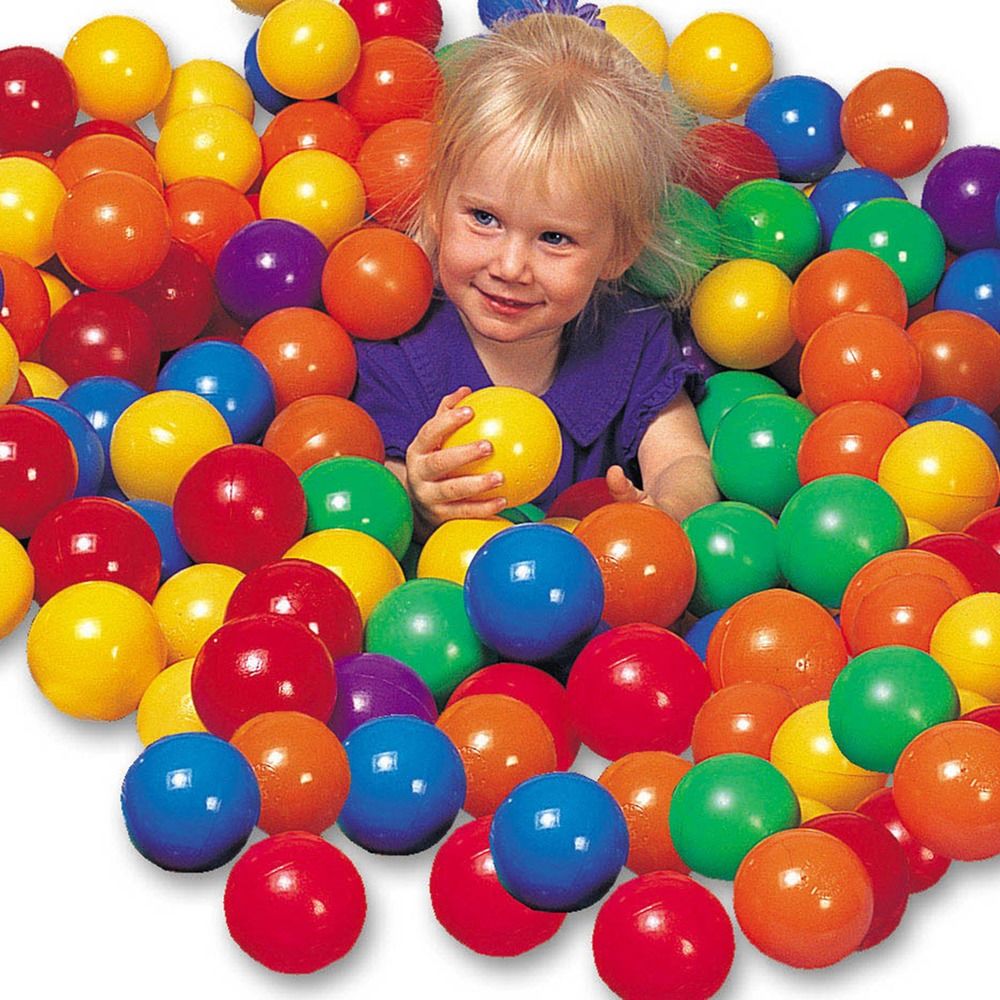 Мячики разноцветные 8см в сумке 100 шт. Intex 49600