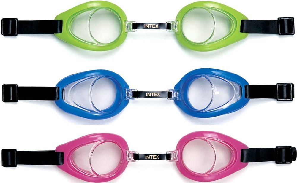 Очки для плавания Play Goggles, 3 цвета, Intex 55602