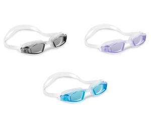 Очки для плавания Free Style Sport, 3 цвета, Intex 55682