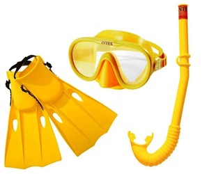 Набор маска/трубка/ласты Master Class Swim Set, Intex 55655