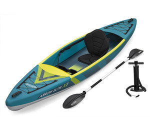 Байдарка одноместная с веслом и насосом Arrow Elite X1 365x73x30см, Bestway 65179