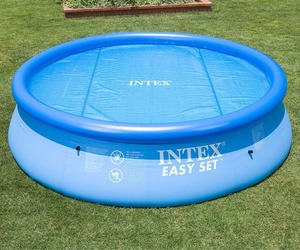 Тент солнечный прозрачный для бассейнов 366см Intex 28012